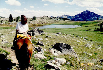 Early Winters horseback riding